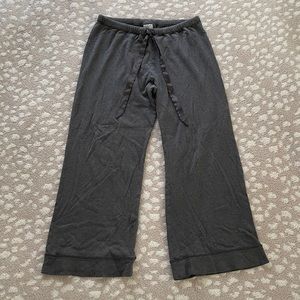 Lands’ End Women’s Charcoal Grey Pajama Pants